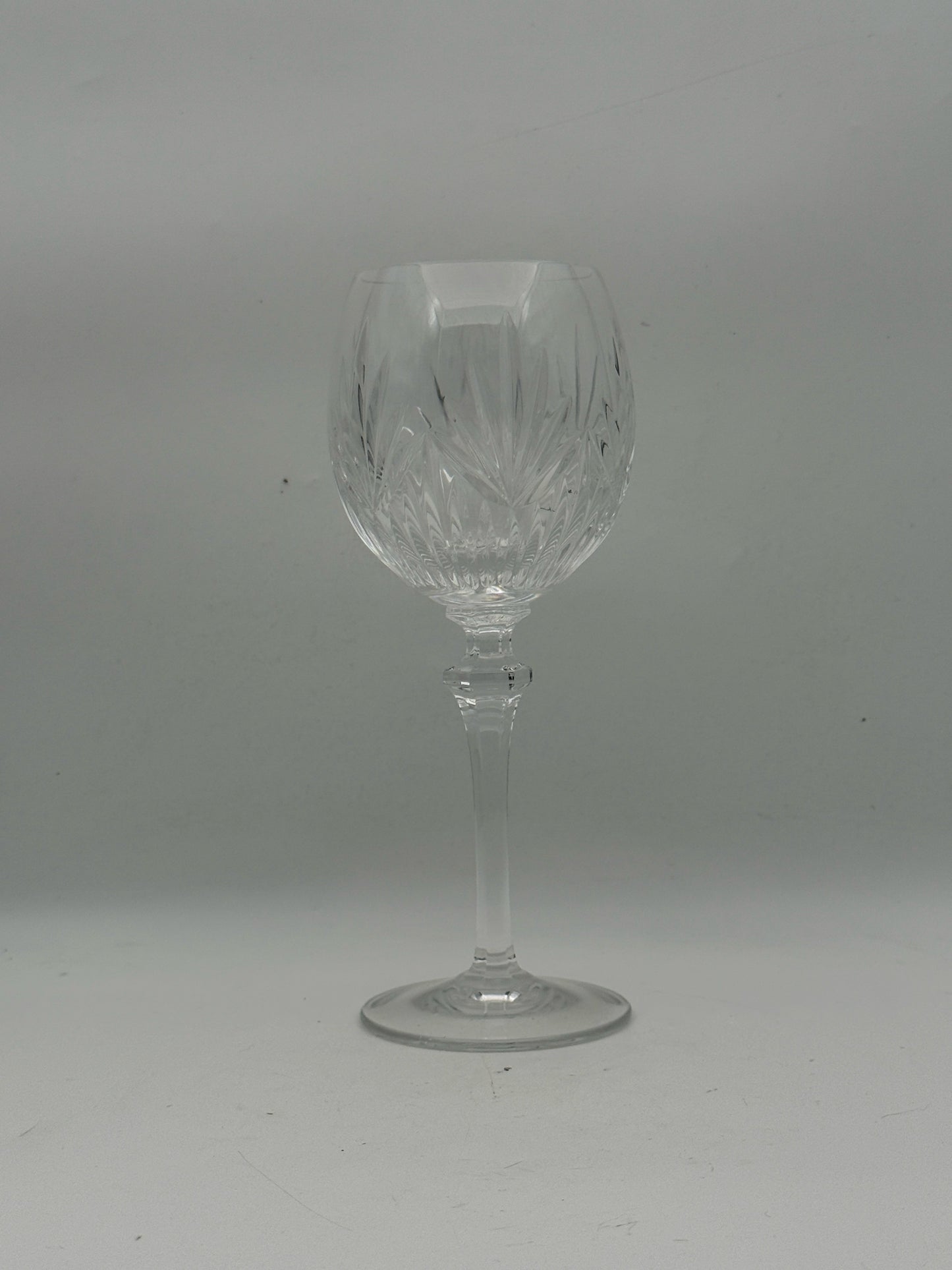 Gorham Crystal Red And White Wine Glasses- Set Of Four And Four