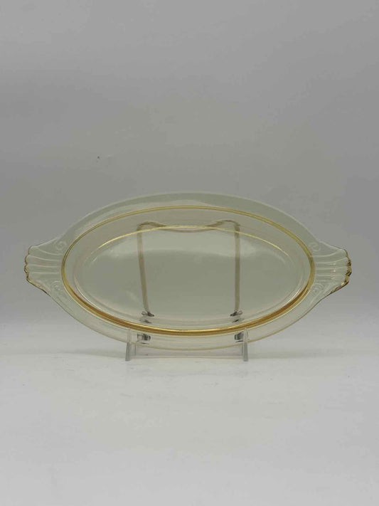 Fostoria 2470 Topaz Yellow Serving Tray