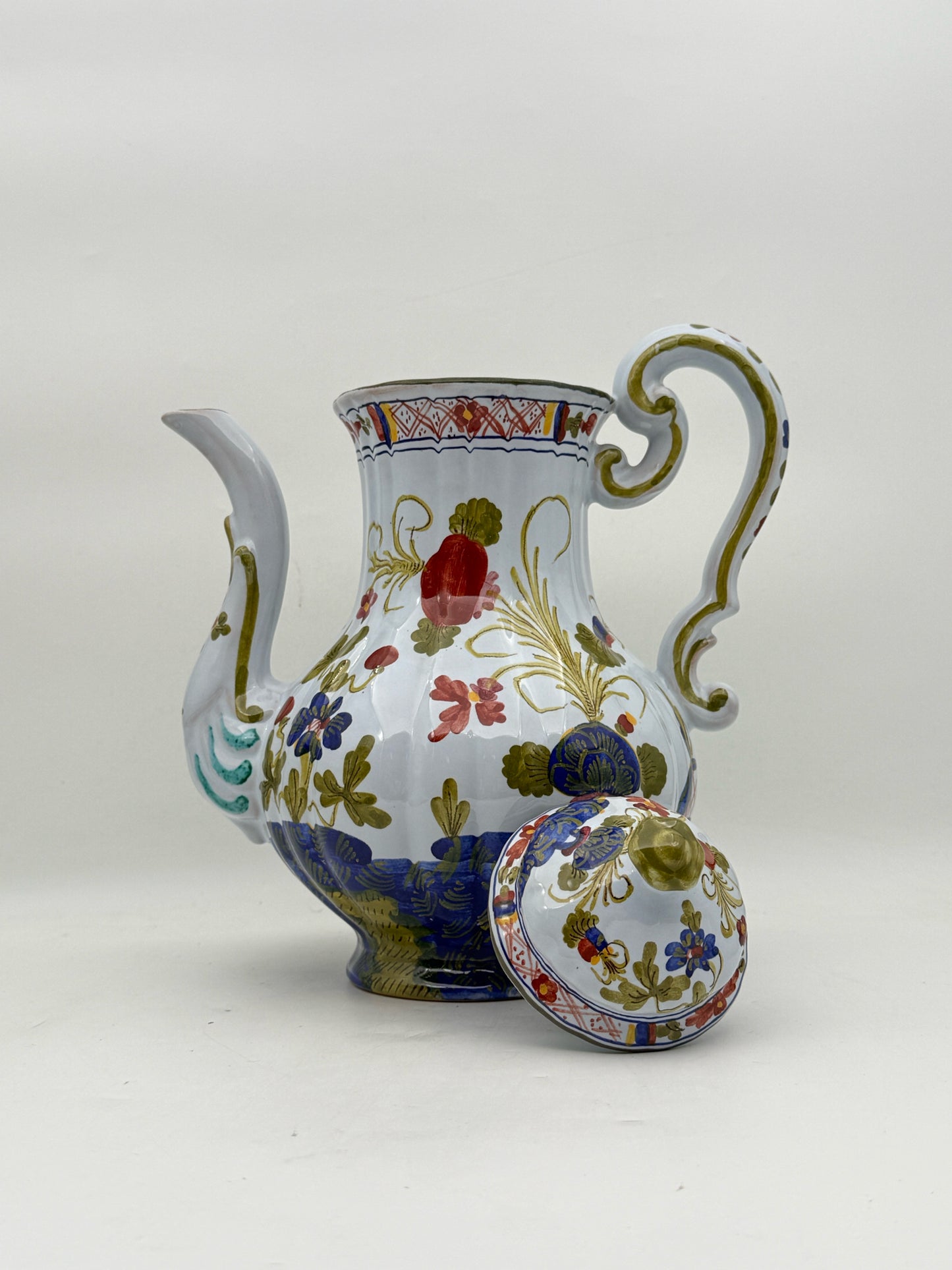Sigma Blue Carnation Coffee Pot
