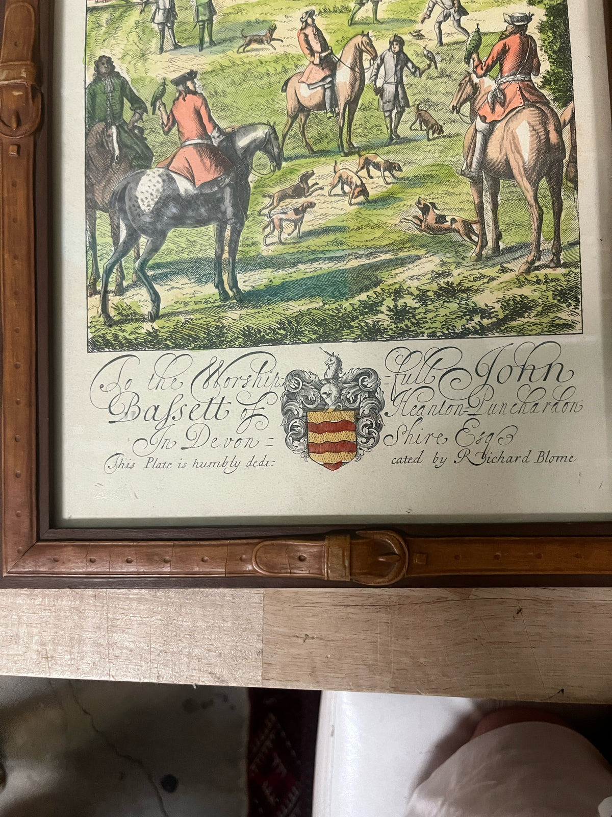 Pair of Hand Colored Prints by Richard Blome