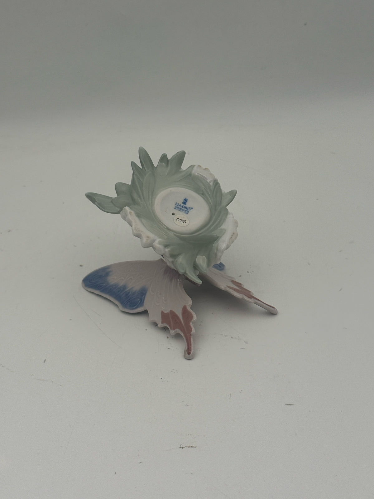 Lladro Graceful Landing Butterfly Figurine
