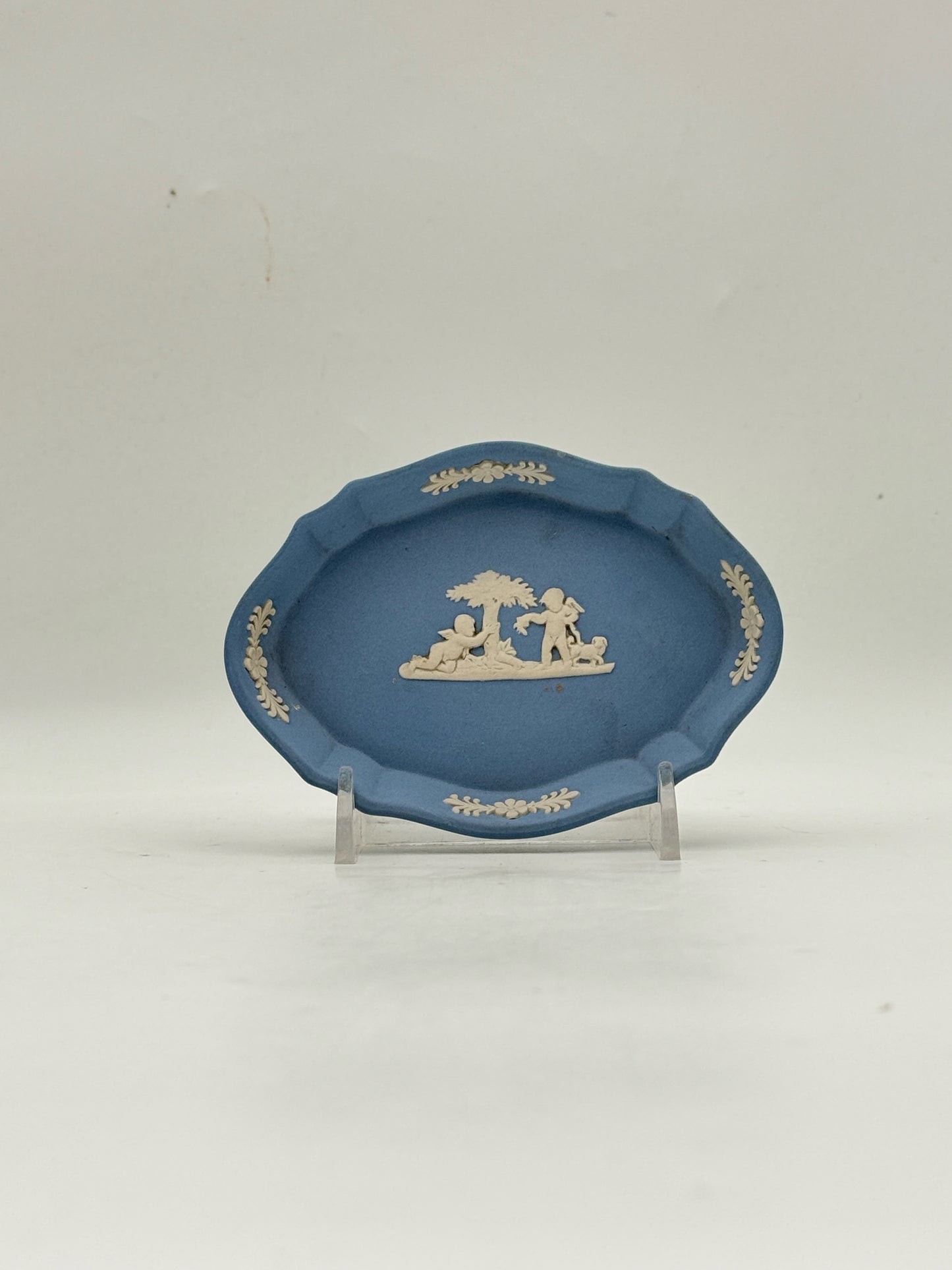 Wedgwood Blue Jasperware Trinket Dish