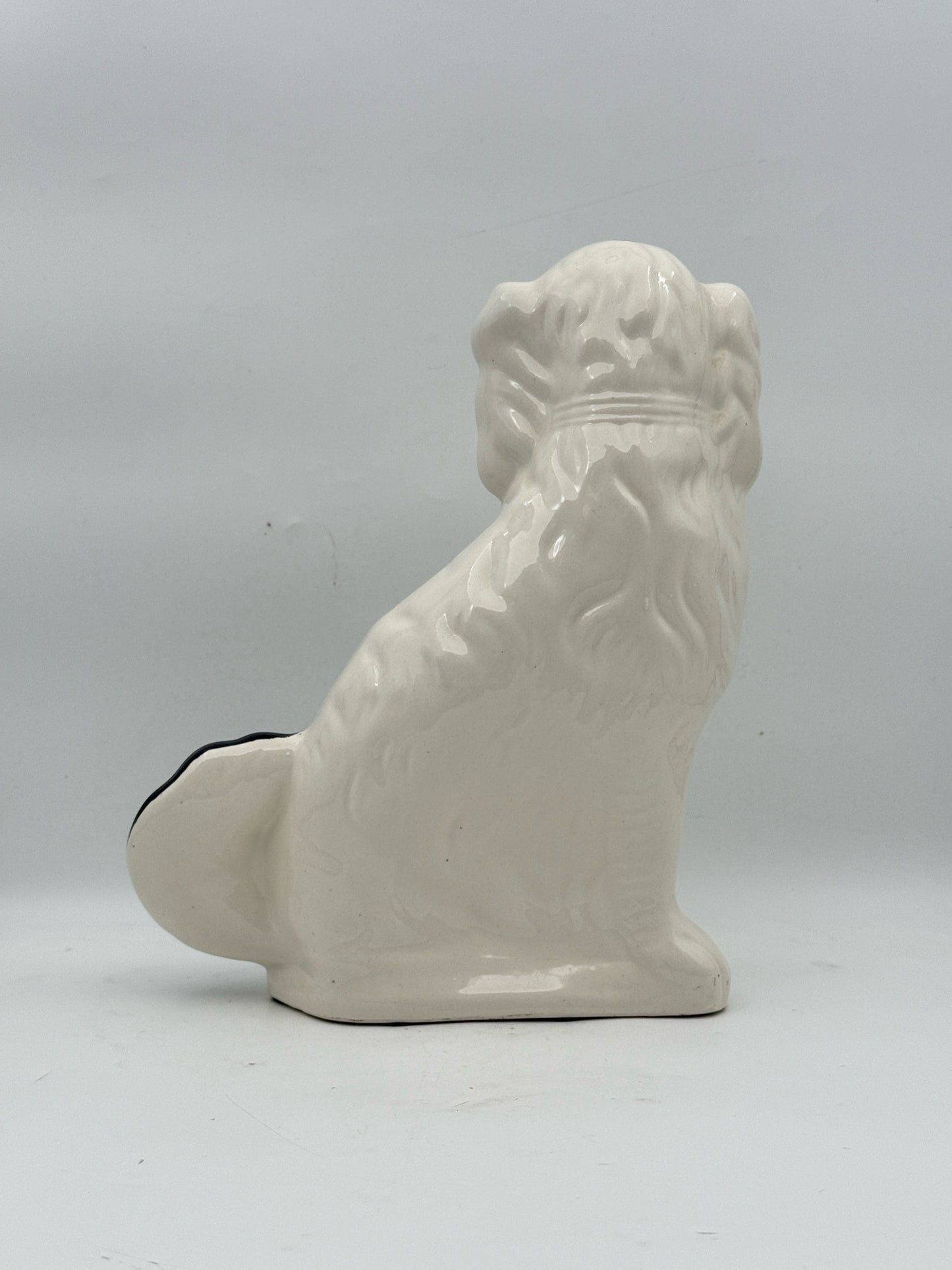 Pair Of Staffordshire Style Ceramic Spaniel Dogs