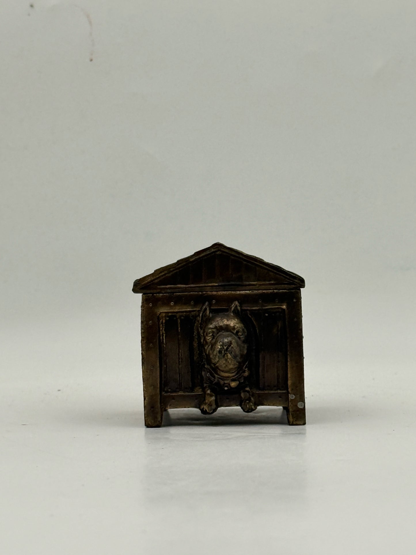 Dog In Doghouse Figural Inkwell