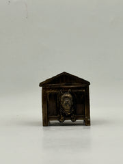 Dog In Doghouse Figural Inkwell