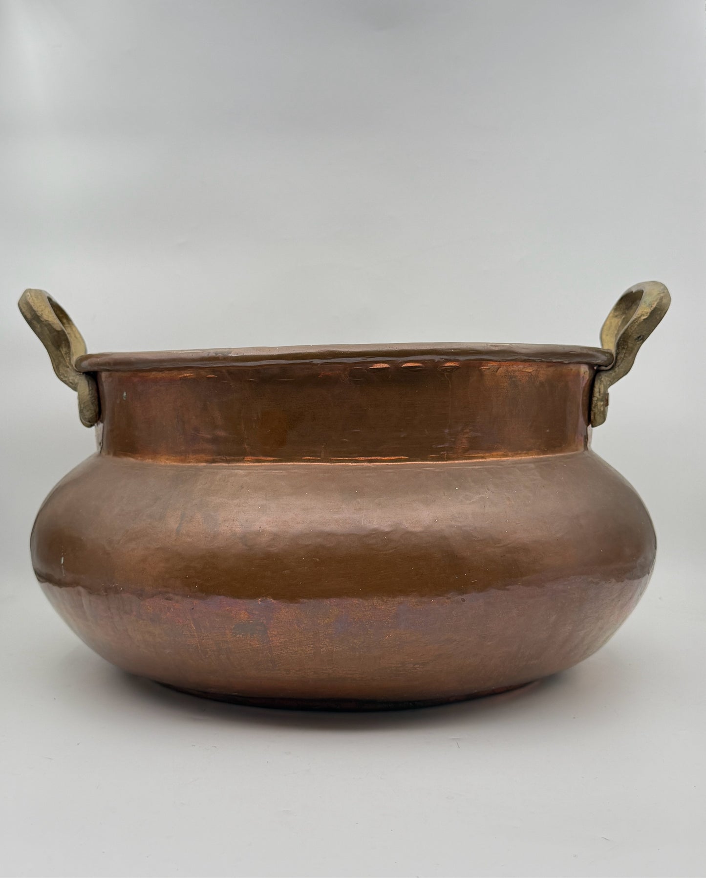Large Copper Pot With Handles