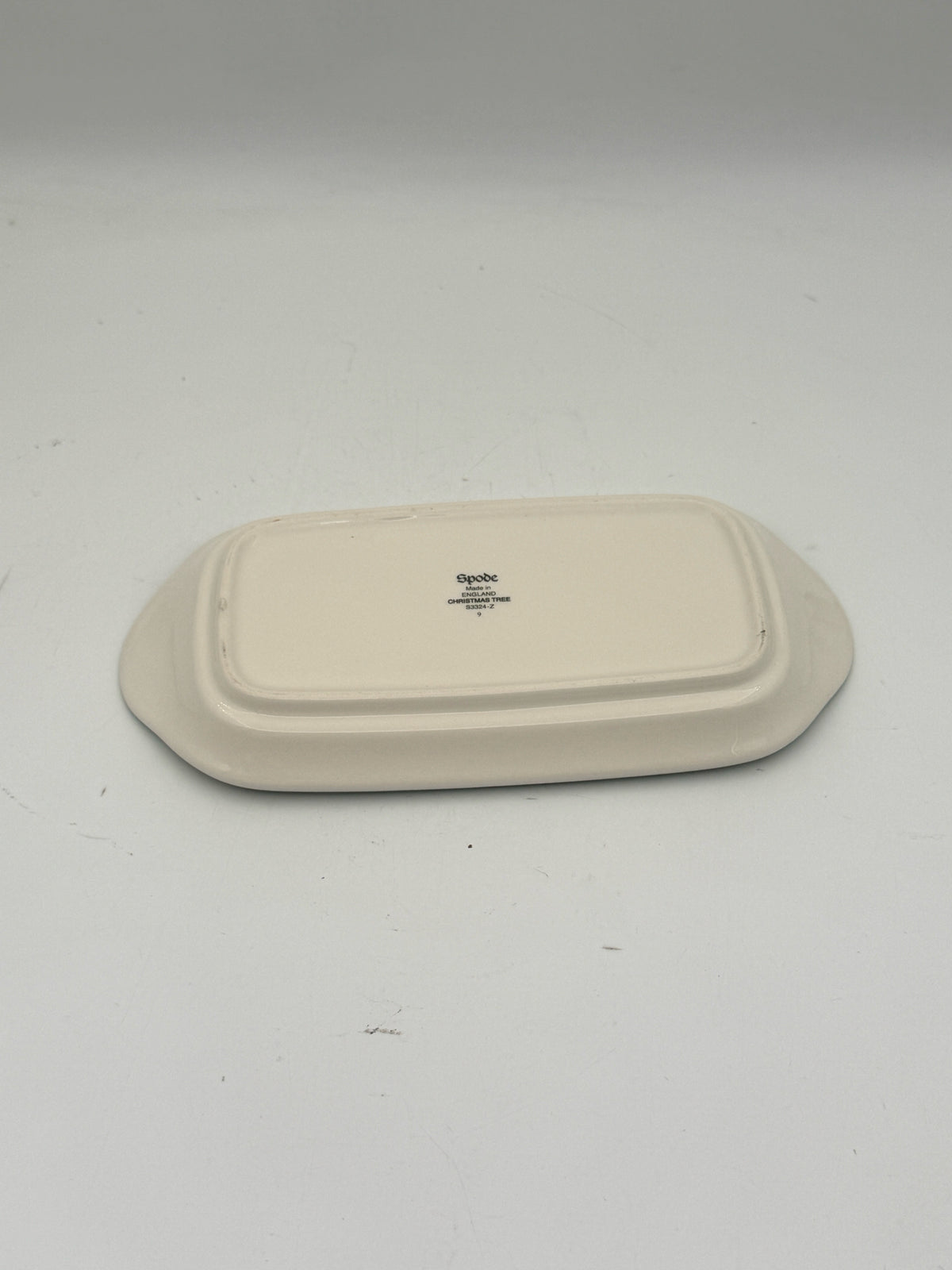 Spode Christmas Tree Butter Dish
