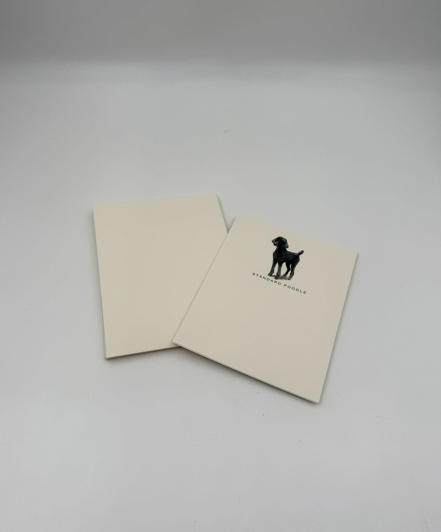 Dog Notecards – Standard Poodle Set of 6 by Fable & Sage w/Envelopes