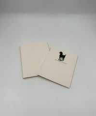 Dog Notecard – Standard Poodle – Set of 6 by Fable & Sage Flat Cards & Envelopes