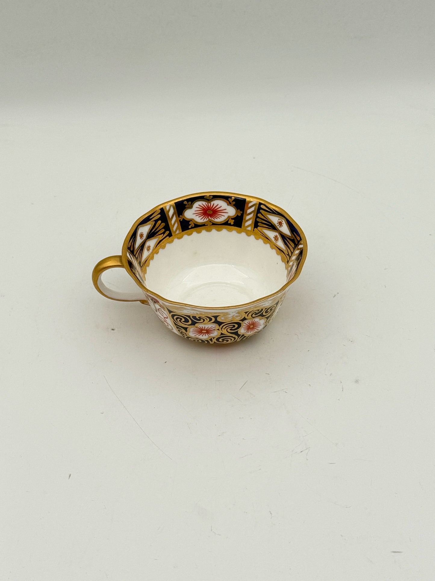 Royal Crown Derby Traditional Imari Teacups And Saucers- Set Of 2
