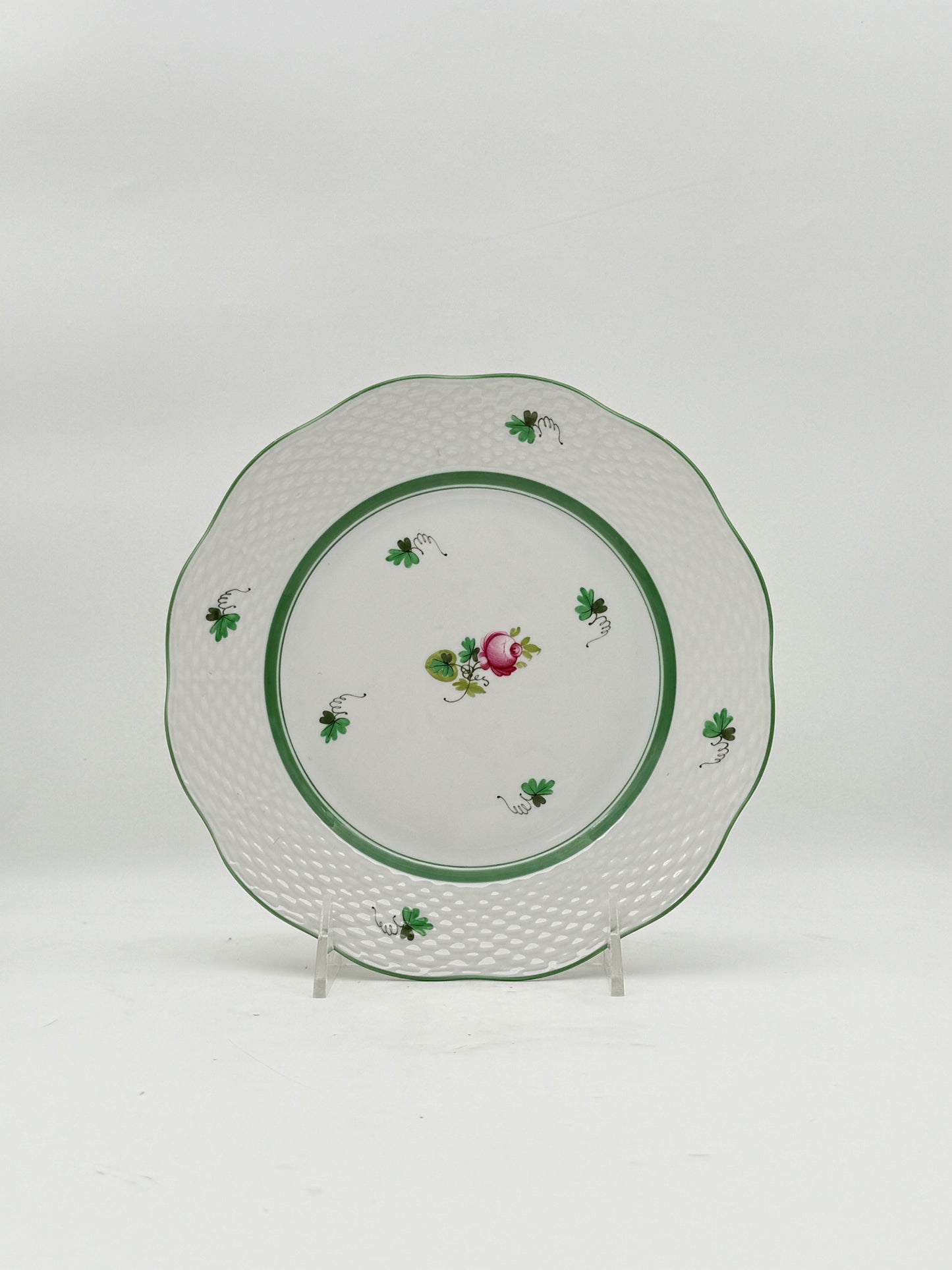 Herend Vienna Rose Handpainted Plate