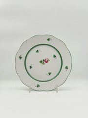 Herend Vienna Rose Handpainted Plate