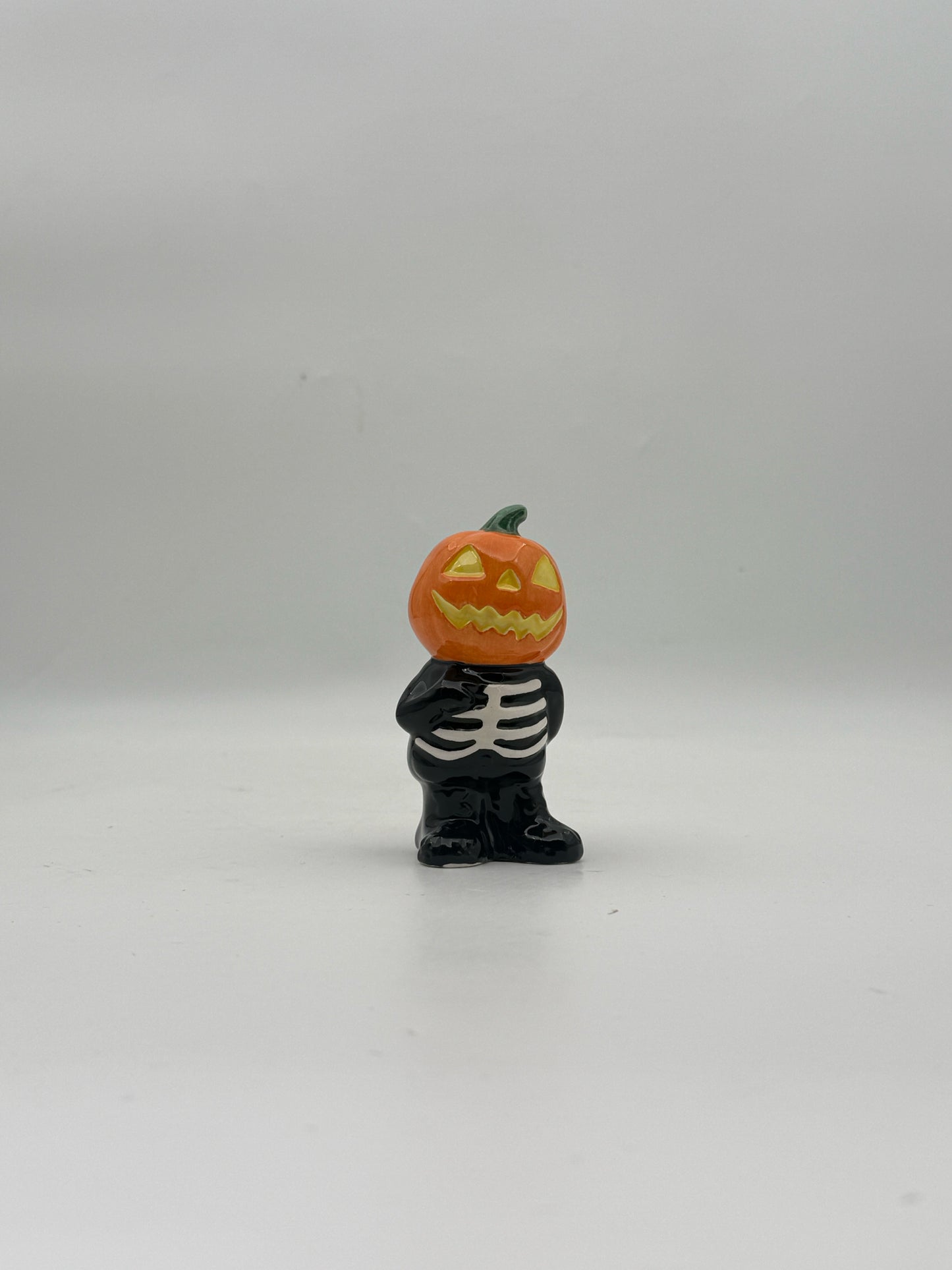 Halloween Mummy And Skeleton Salt And Pepper Shakers