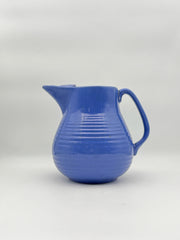1930's Bauer Blue Ring Ceramic Pitcher