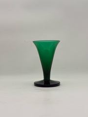 William Yeoward Green Crystal Vase