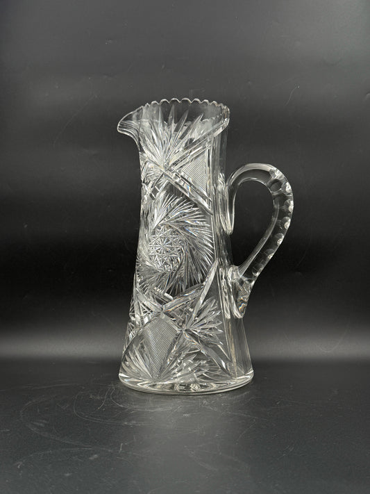Brilliant-Cut Glass Pitcher