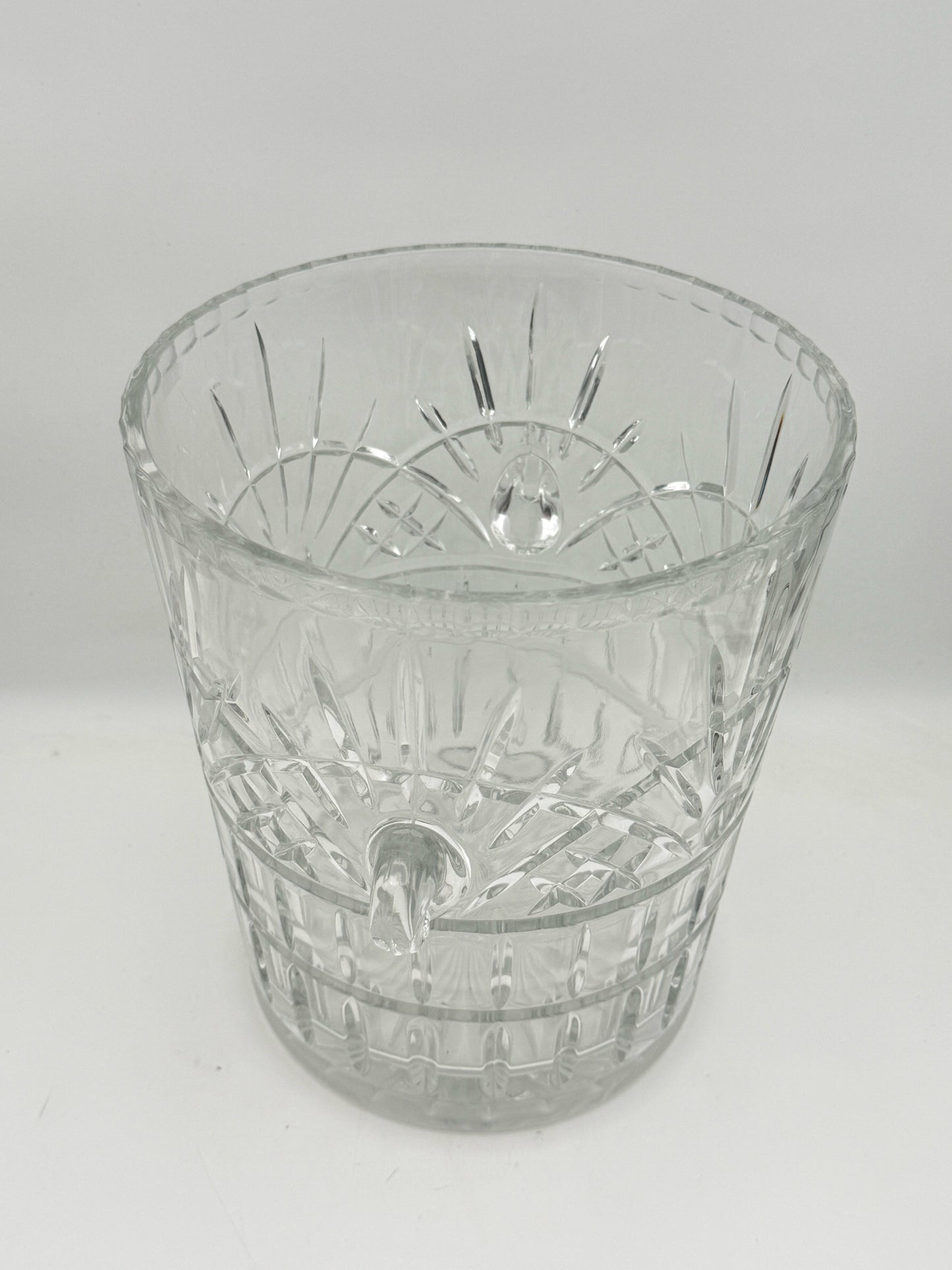 Large Crystal Glass Wine/Champagne Bucket