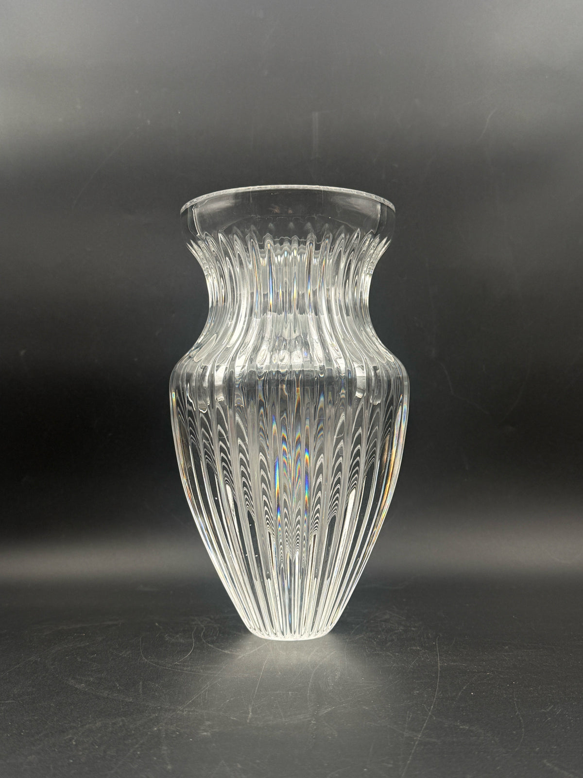 Clear Crystal Flower Vase
