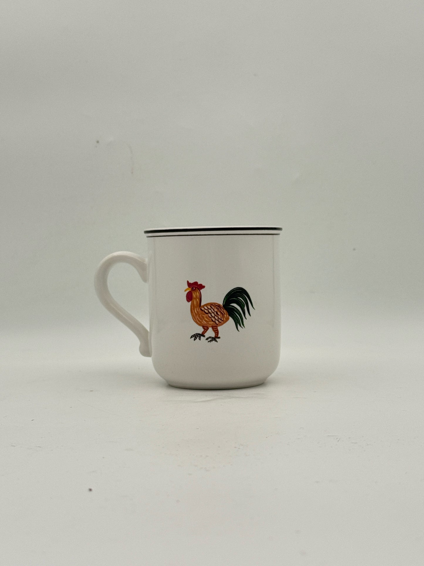 Villeroy And Boch "Design Naif" Pastoral Mugs- Set Of 4