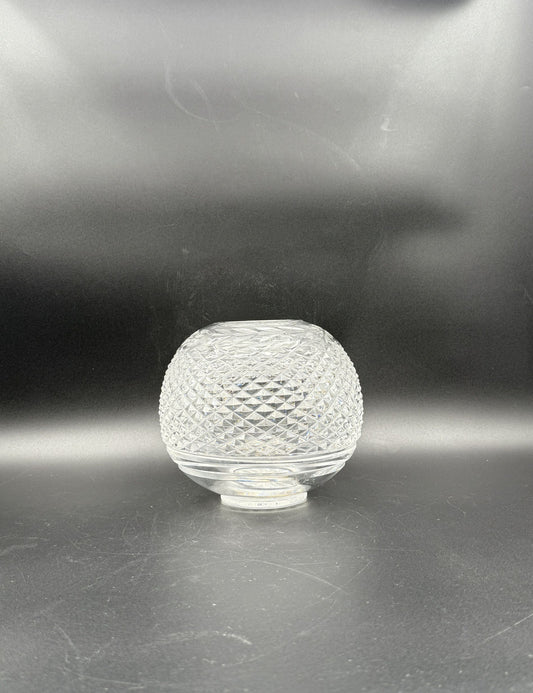 Waterford Cut Crystal Rose Bowl Vase – Brilliant Irish Display Piece