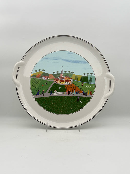 Villeroy And Boch "Design Naif" Wedding Cake Plate