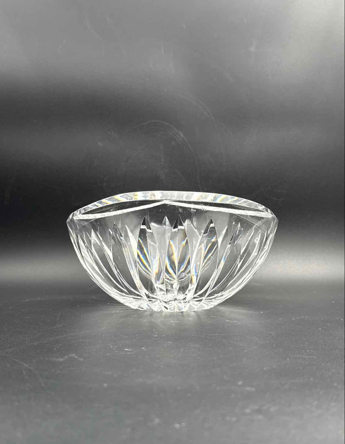 Vintage Waterford Crystal Decorative Bowl Cut Crystal Centerpiece