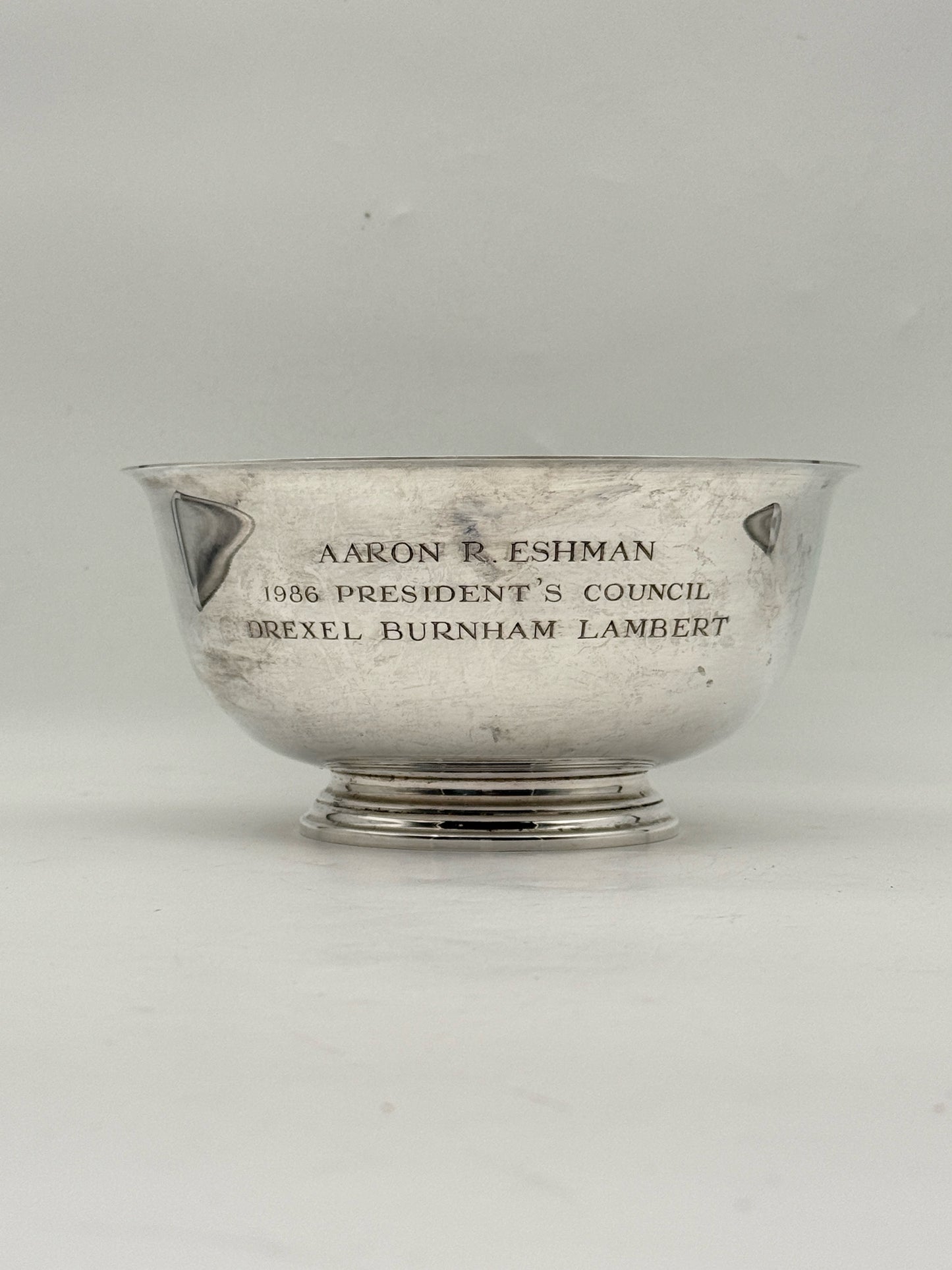 Tiffany & Co Sterling Silver Engraved President's Council Bowl