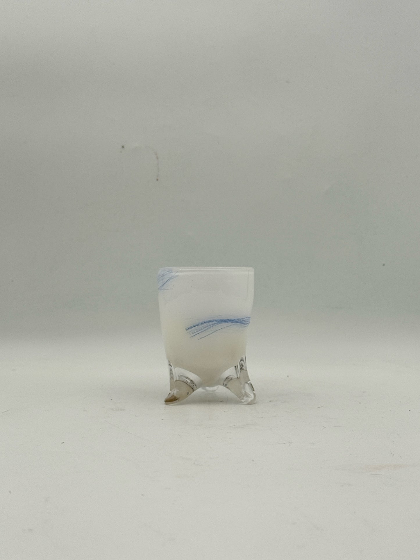 Pair Of Art Glass Tasting/Shot Glasses