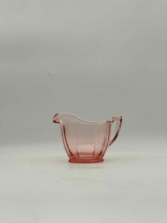Vintage Pink Depression Glass Creamer