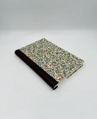 Large Dark Brown Leather-Spine Hardcover Journal & Noteboo k– Medicea Pattern – Italy