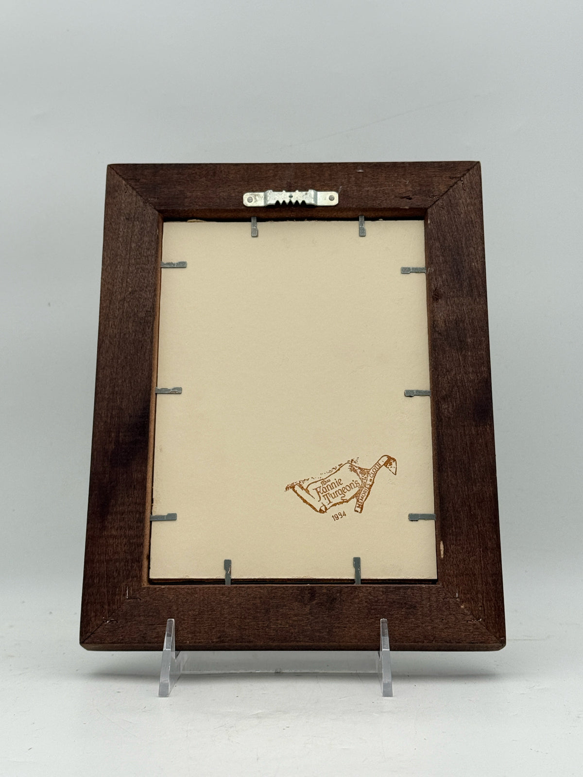 Framed "ABC's" Embroidery Sampler In Wood Frame