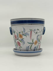 Portuguese Pagoda Cachepot With Underplate
