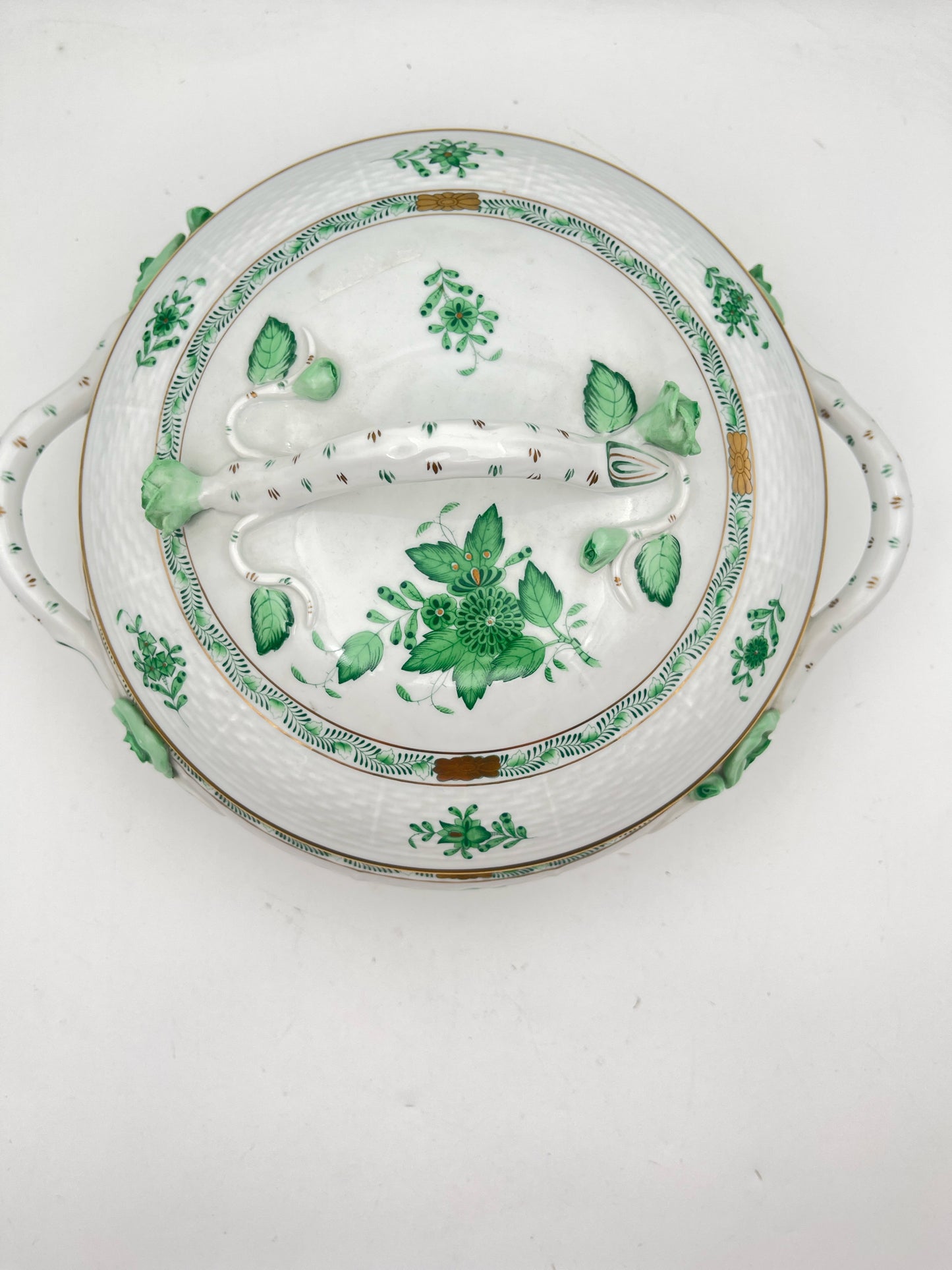 Herend Chinese Bouquet Covered Vegetable