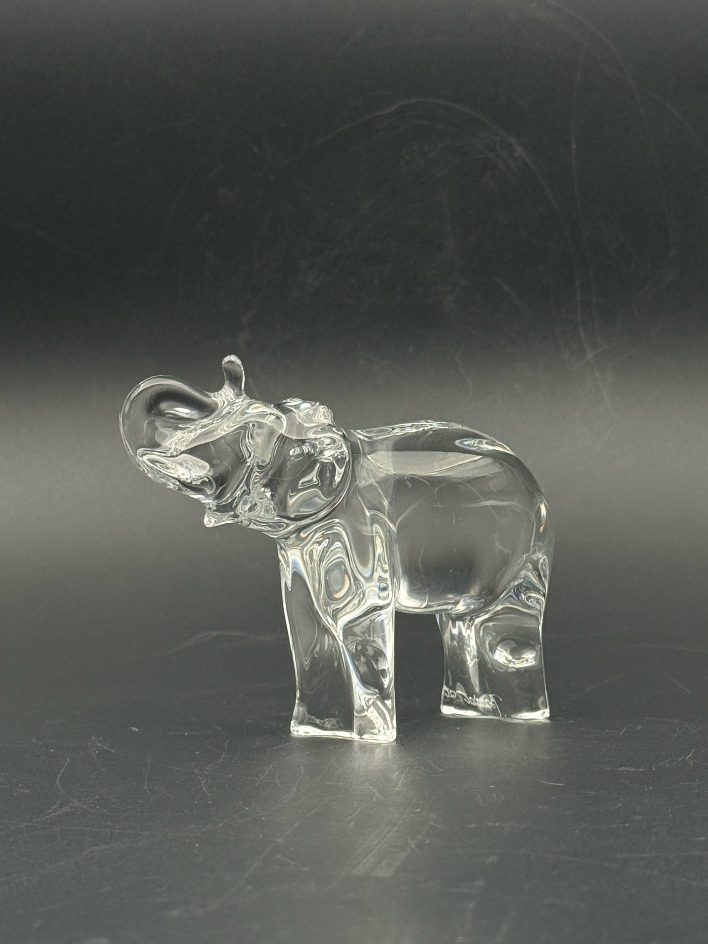 Baccarat Crystal Elephant Figurine