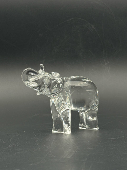 Baccarat Crystal Elephant Figurine