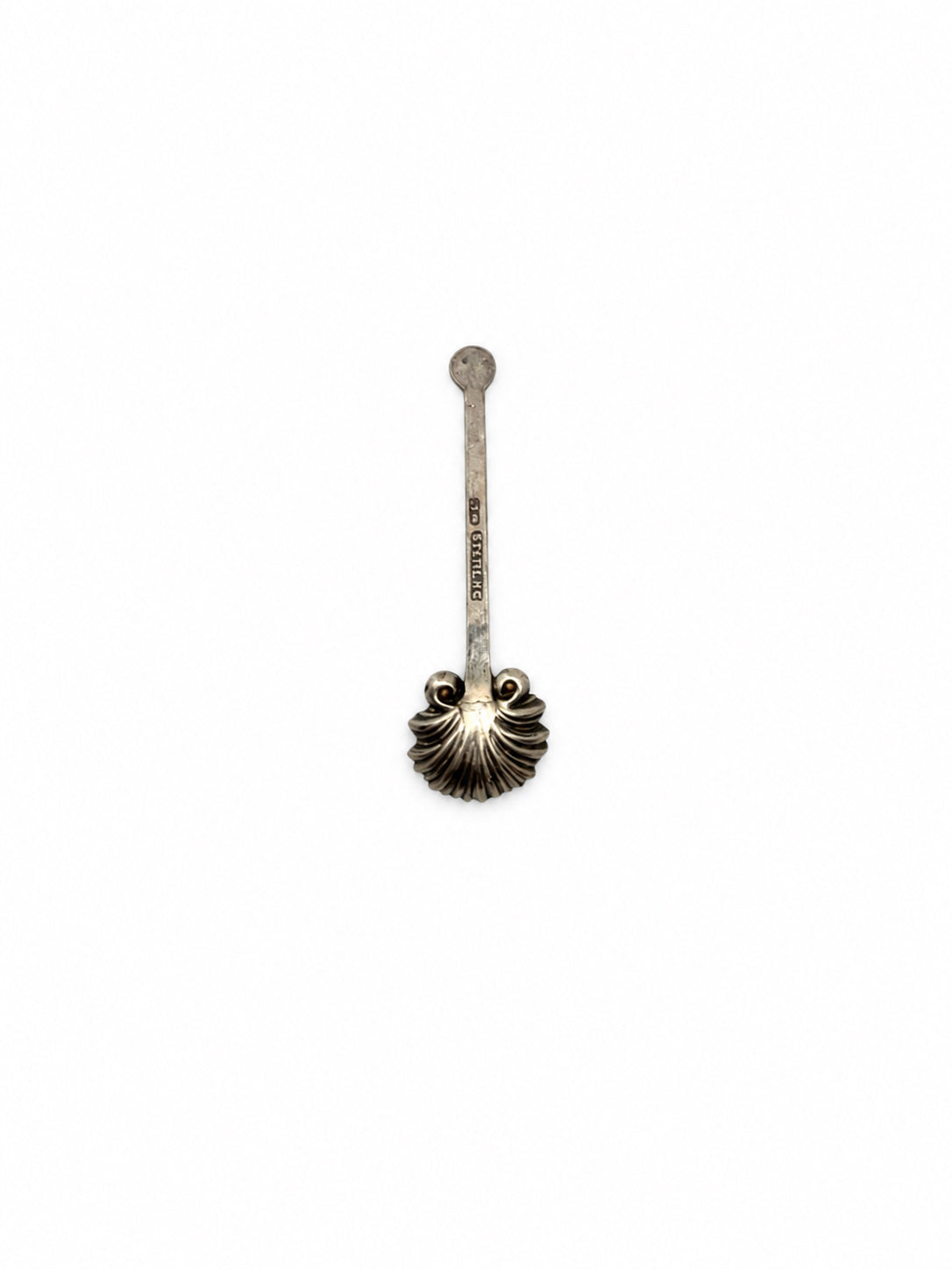 Sterling Silver Miniature Salt Shell Spoon
