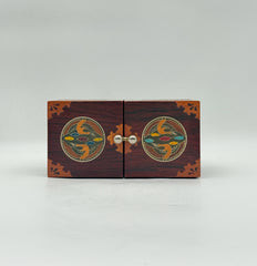 Korean Wood Inlay Jewelry Trinket Box