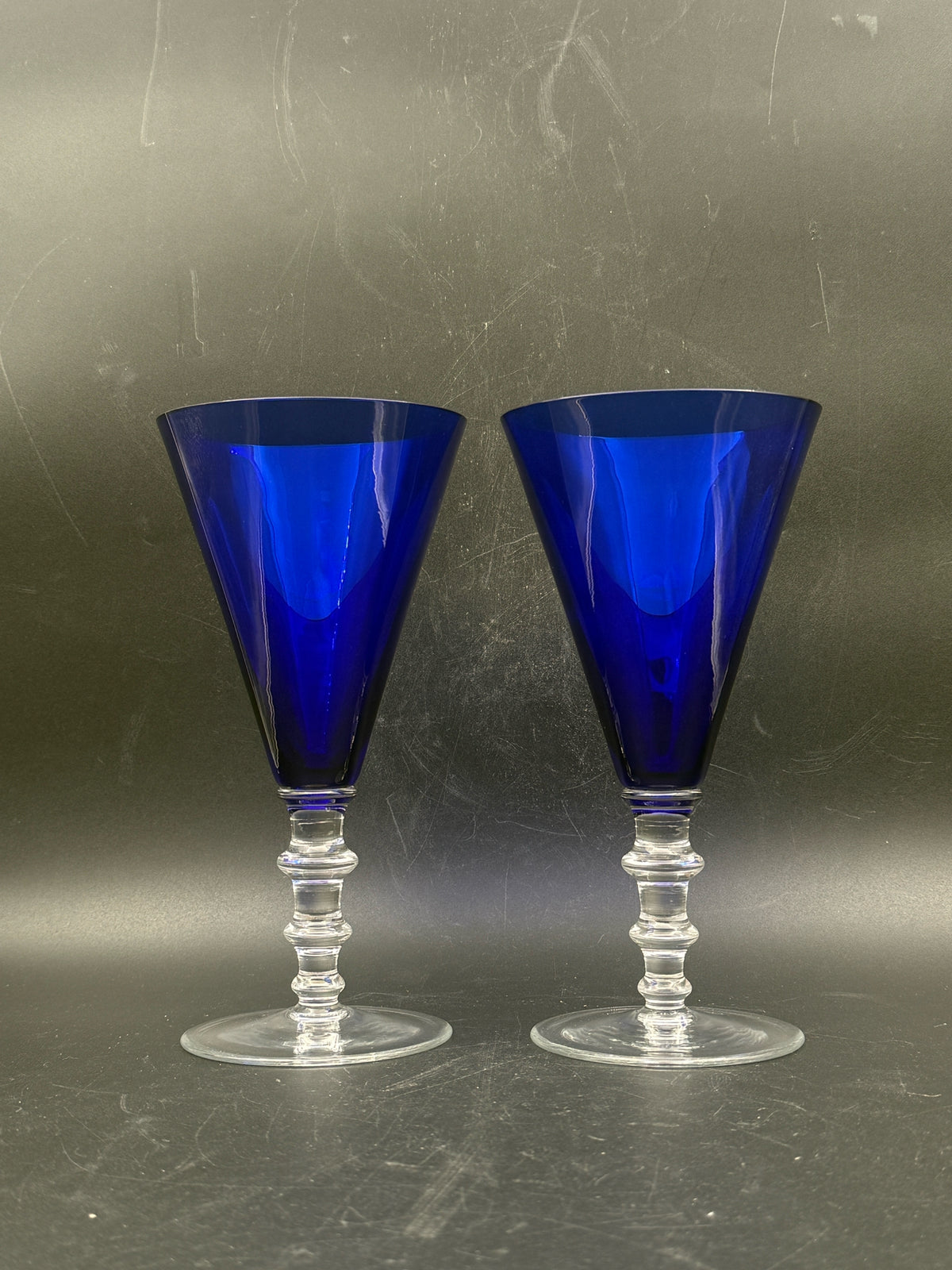 William Yeoward "Sapphire" Glasses- 2 Claret, 2 Goblets