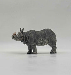 1900 Vienna Cold Painted Bronze Rhino Figurine