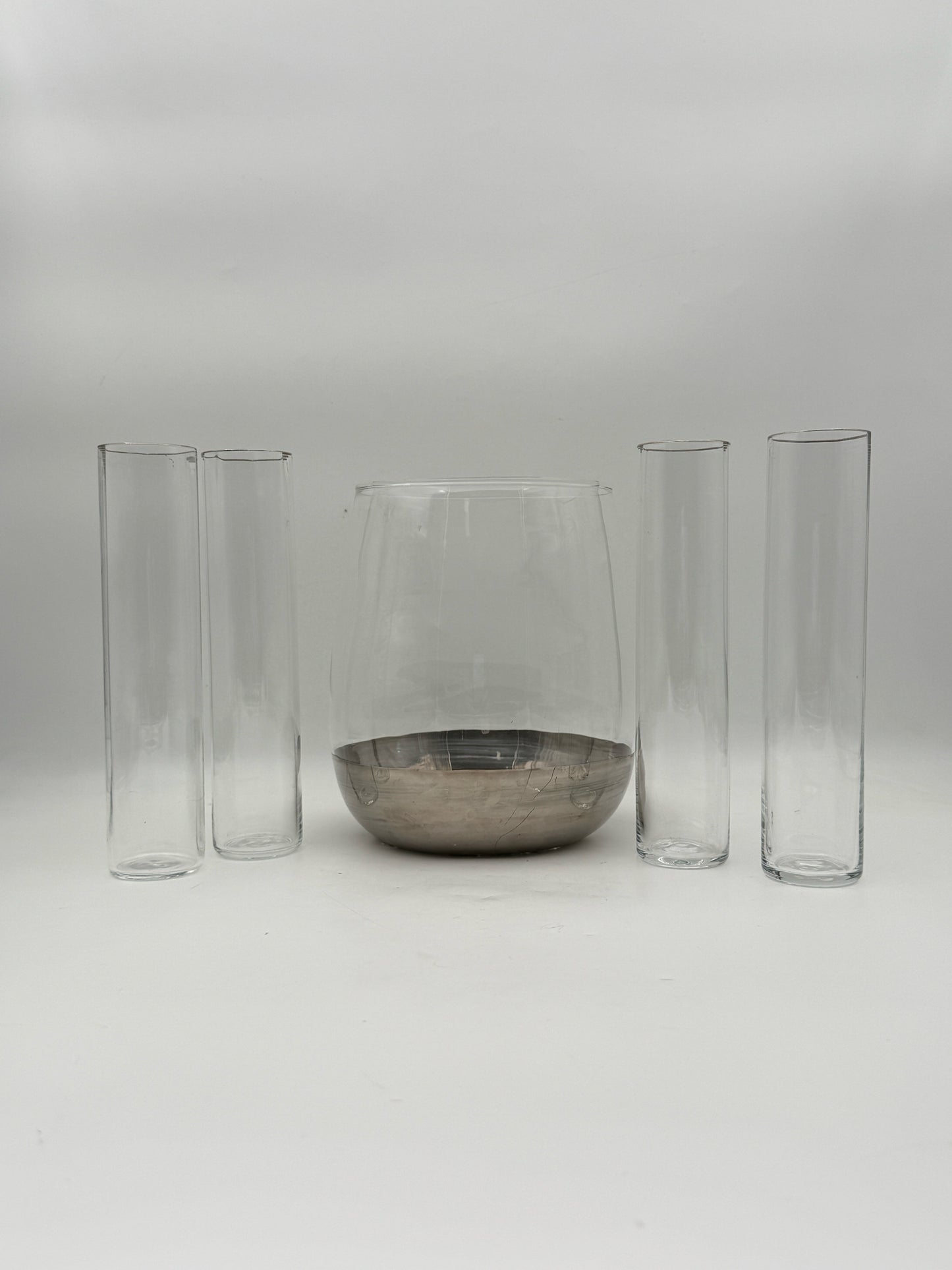 Modern Drink Glasses With Matching Ice Bucket