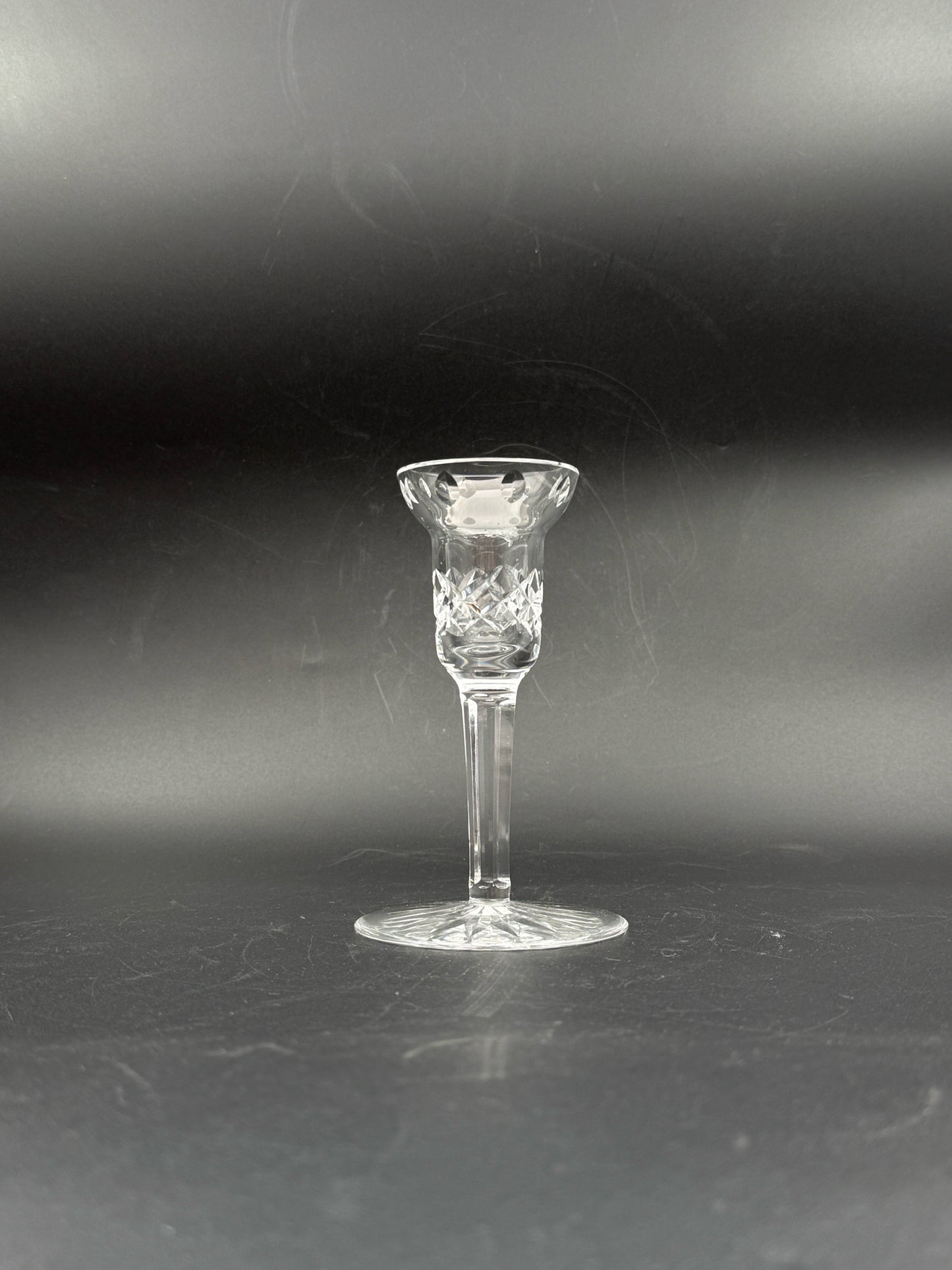 Waterford Lismore Pair Of Crystal Candle Holders