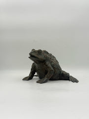 Maitland Smith Metal Frog Statue