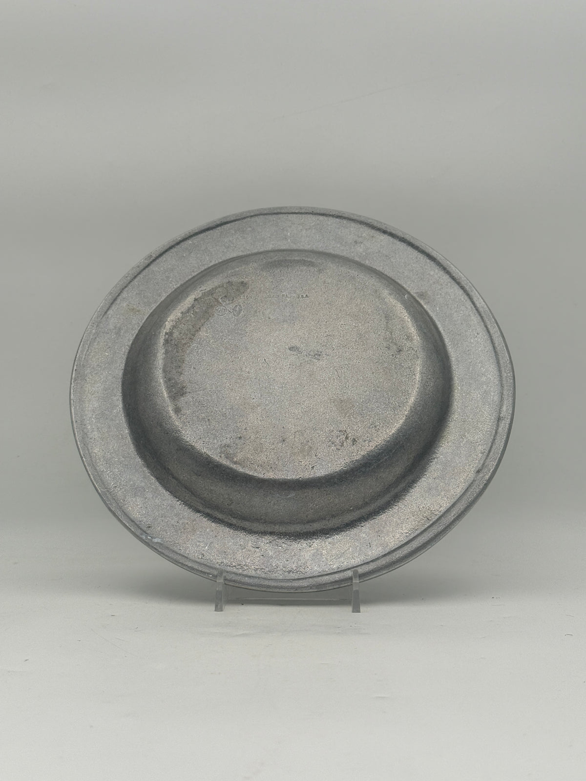 William Armetale Pewter Plate