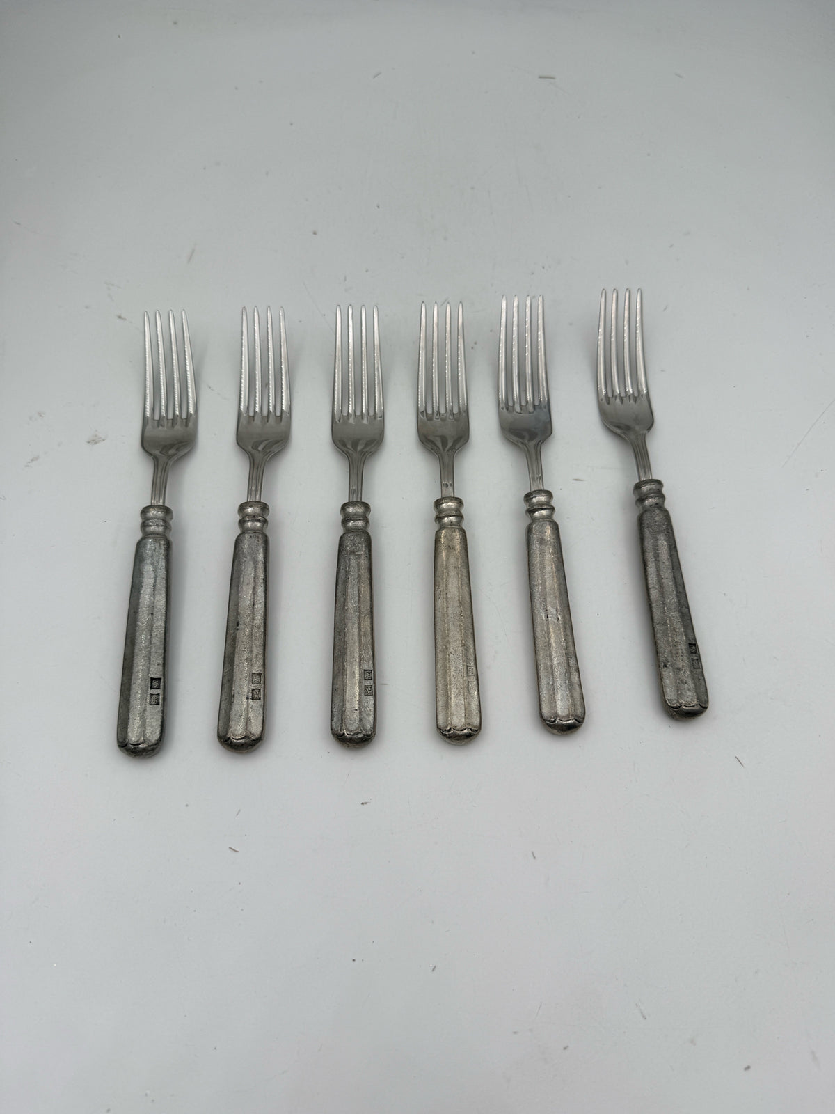 Williams Sonoma Alton Pewter Flatware- 30 Pieces