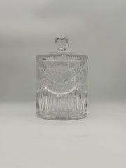 Vintage Cut Crystal Biscuit Jar