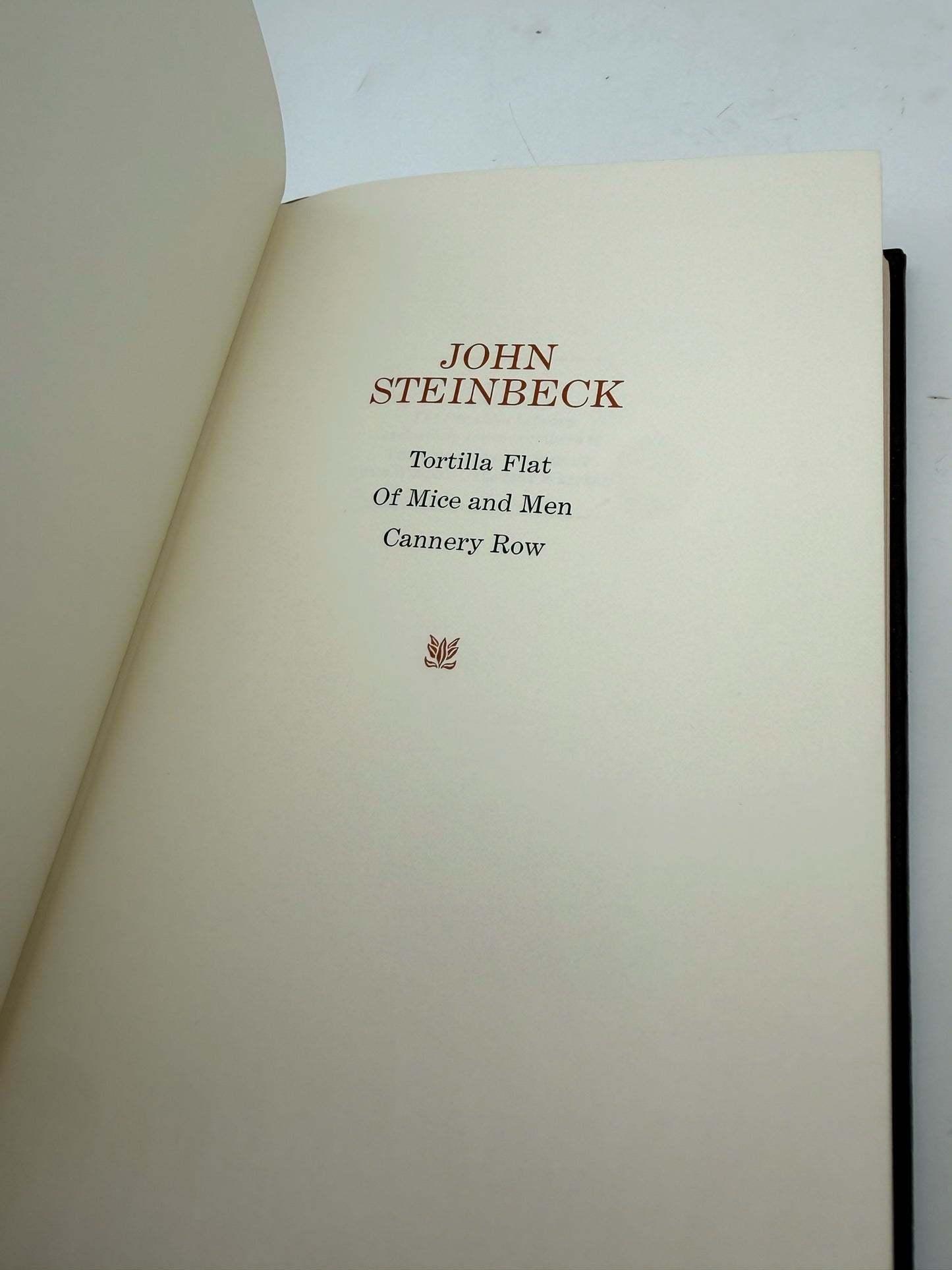John Steinbeck Hardcover Book- Franklin Library
