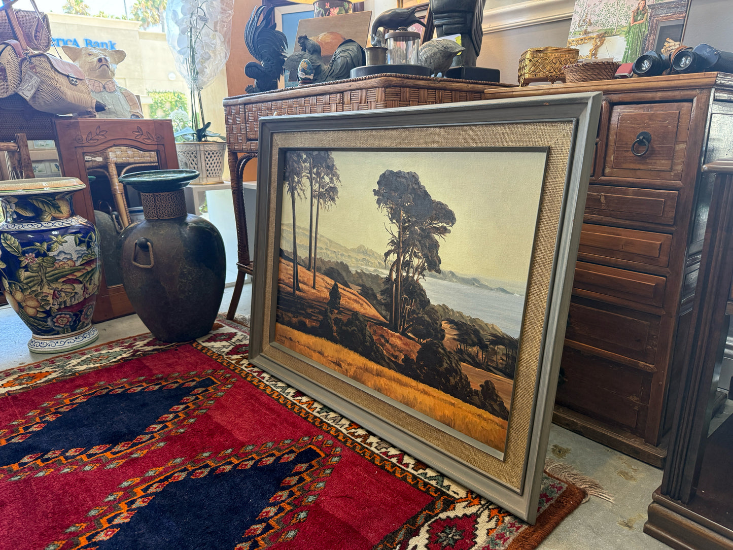 "Sonoma Coast" By John Wedekind Framed Oil On Board