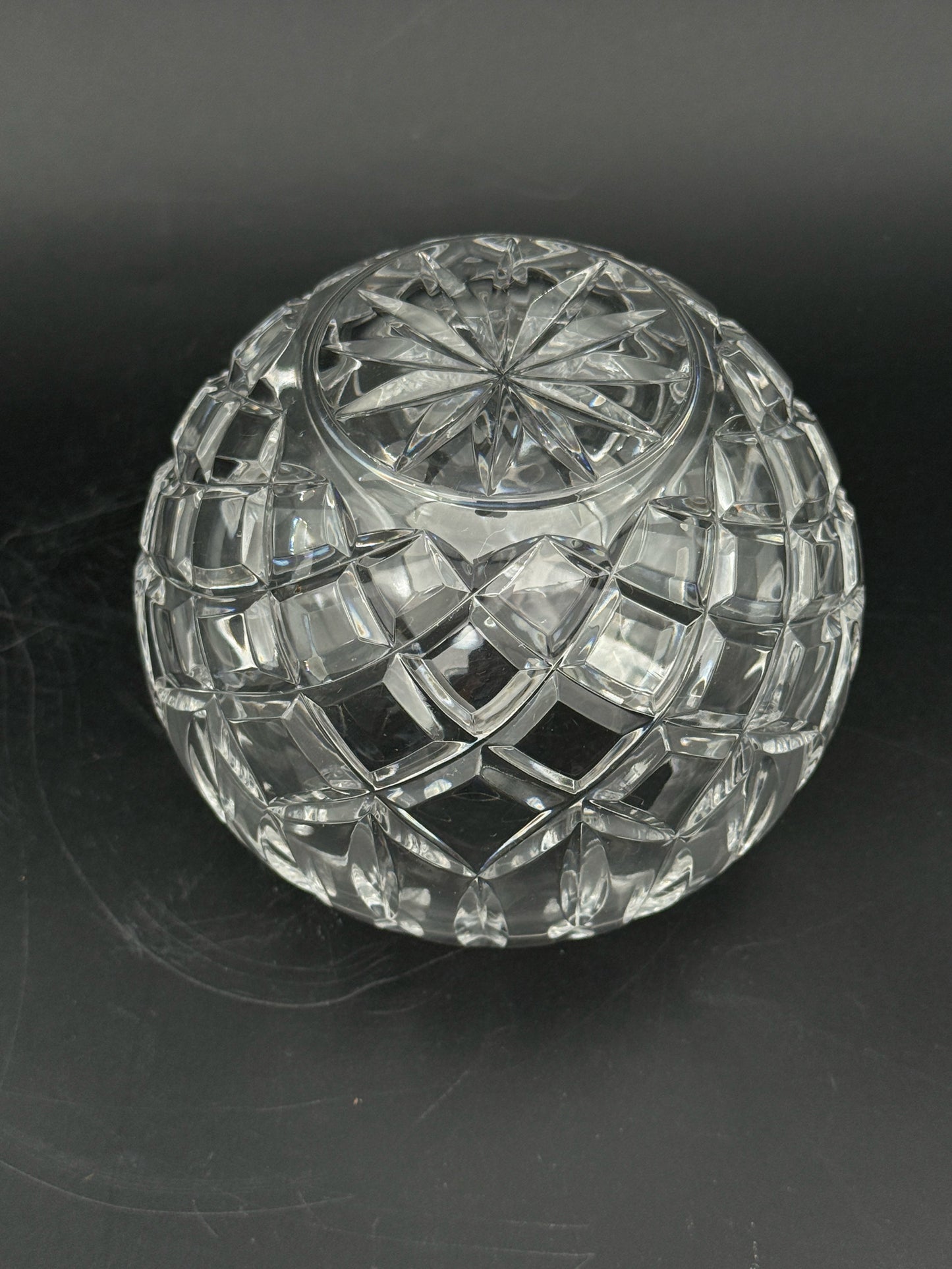 Small Crystal Rose Bowl