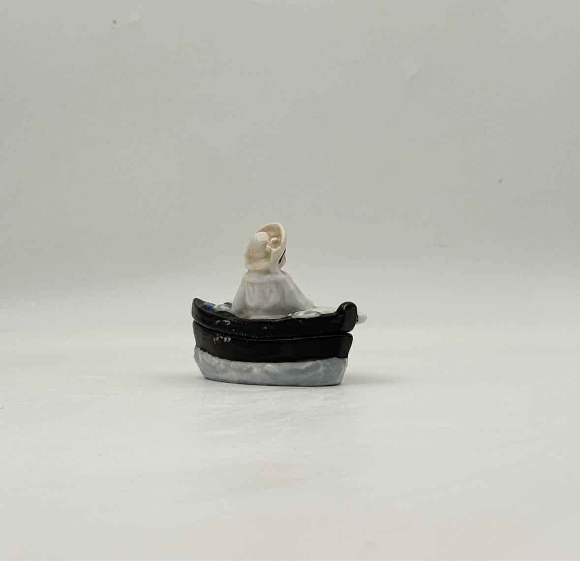 Boy In A Row Boat Trinket Box