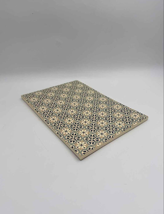 Florentine Clover Pattern A5 Notepad Made in Italy Stationery Gift